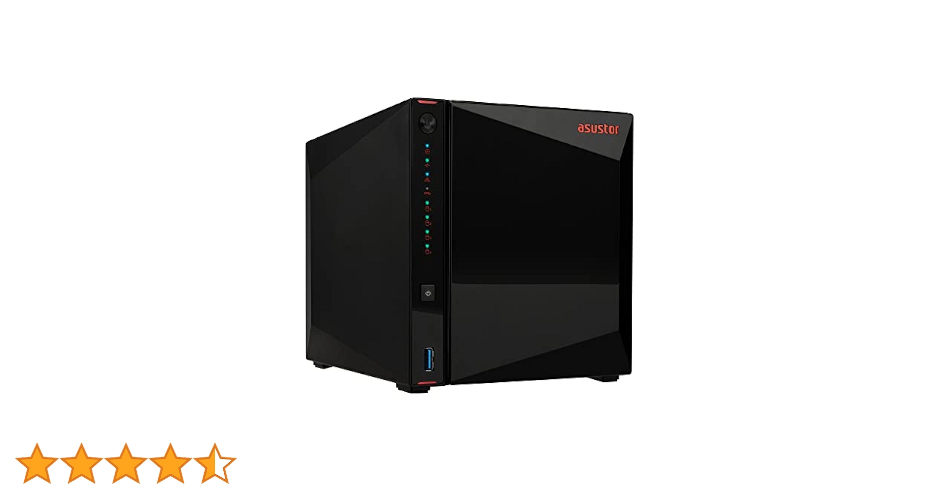 Asustor AS5404T, 4 Bay NAS, Intel Quad-Core 2.0GHz CPU, 4X M